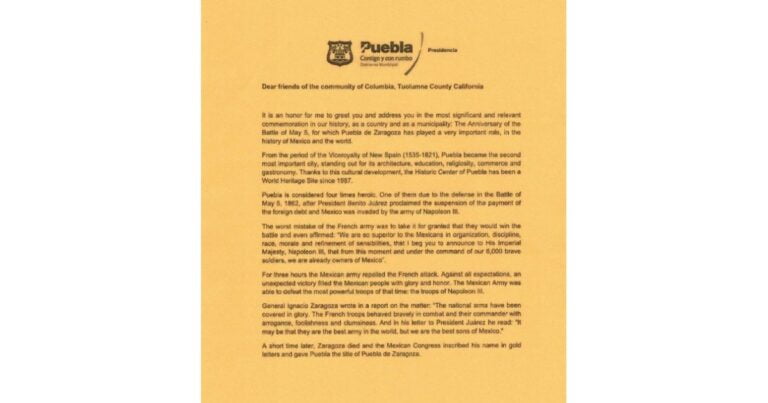 Eduardo Perez Letter
