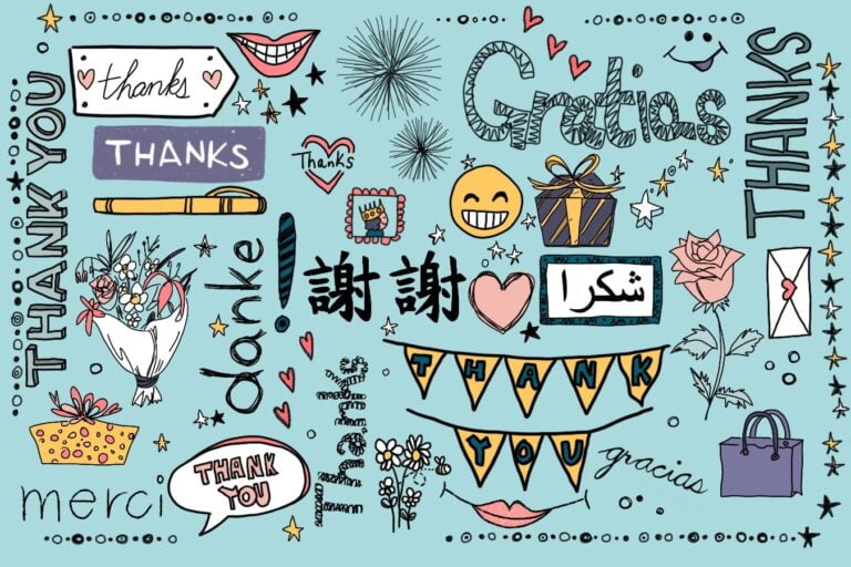 Thank you in many languages
